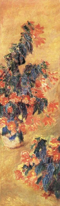 Claude Monet Red Azaleas in a Pot France oil painting art